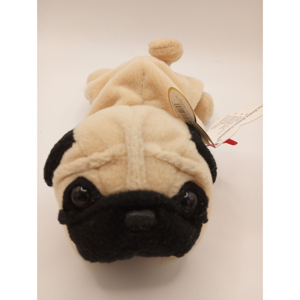 1996 TY Pugsly Dog RETIRED MULTIPLE ERRORS Star Tush Tag